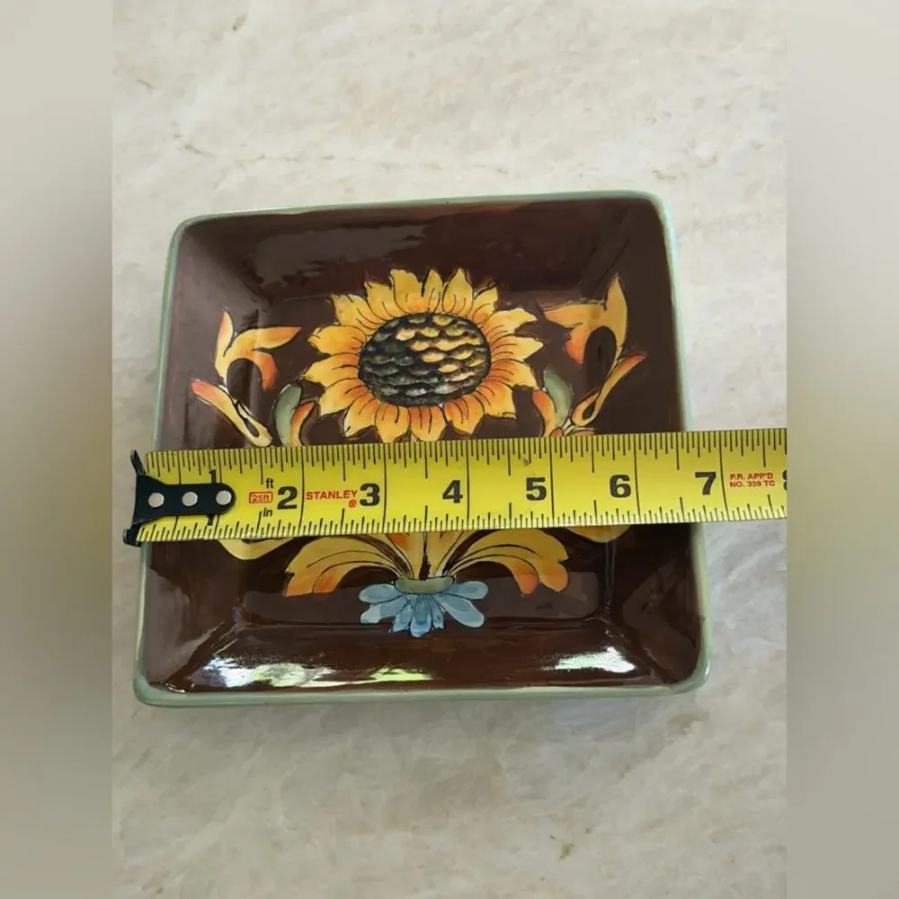 Sunflower plate Tuscan lemon